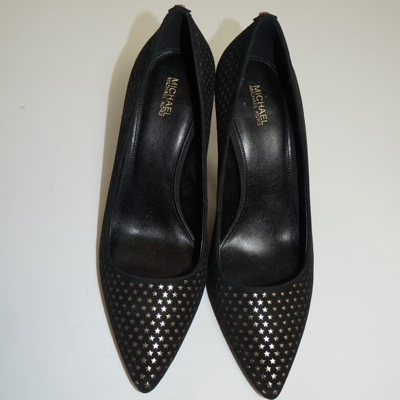Michael Michael Kors Black Star Print Flex Heels - Picture 2 of 6